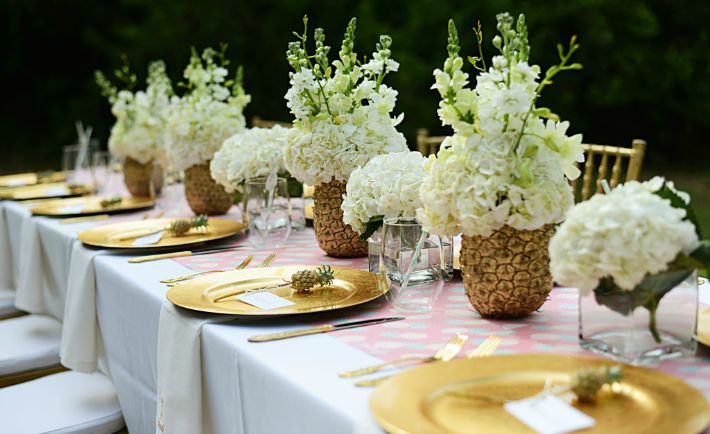 Pineapple-Themed Gender Reveal Party Decor - Project Nursery