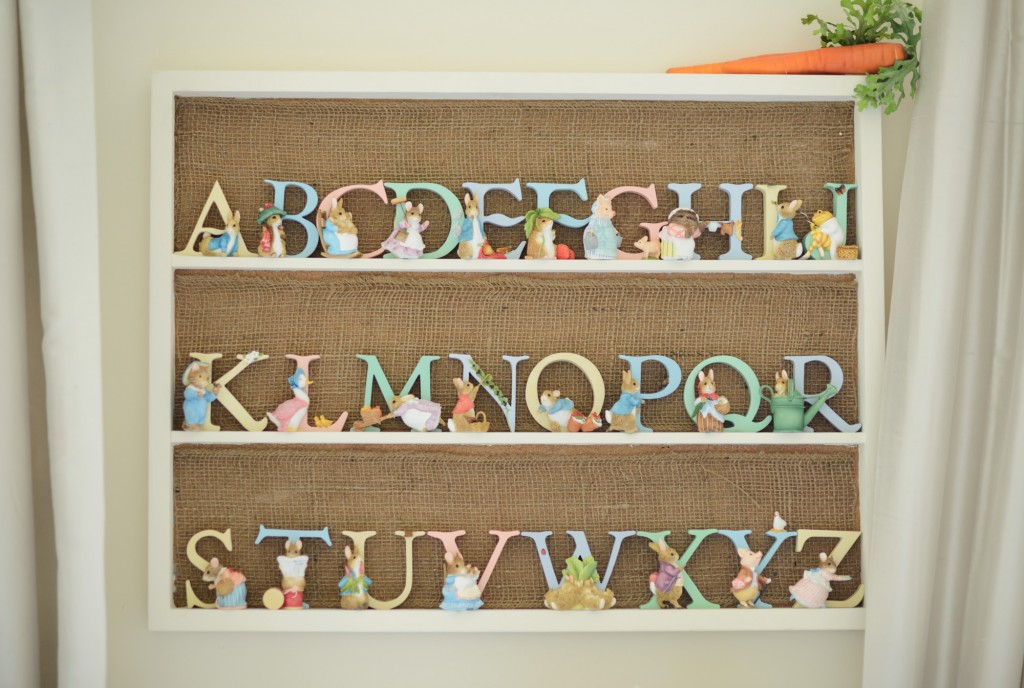 Beatrix Potter Alphabet Display - Project Nursery