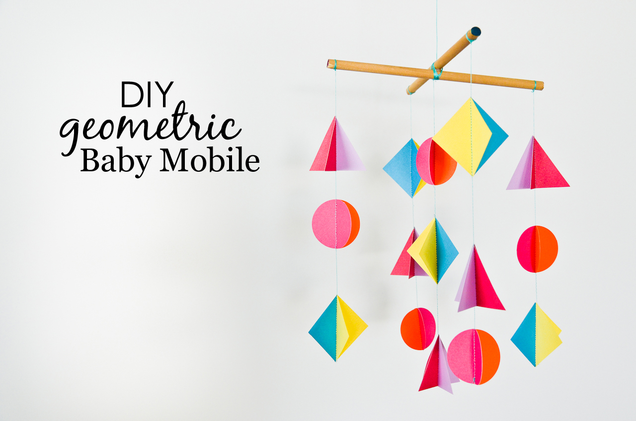 DIY Geometric Baby Mobile - Project Nursery