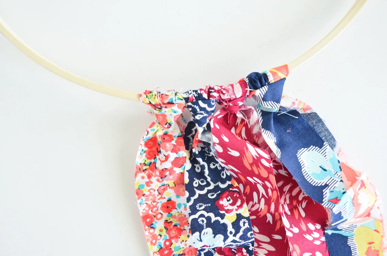 DIY Scrap Fabric Baby Mobile - Project Nursery