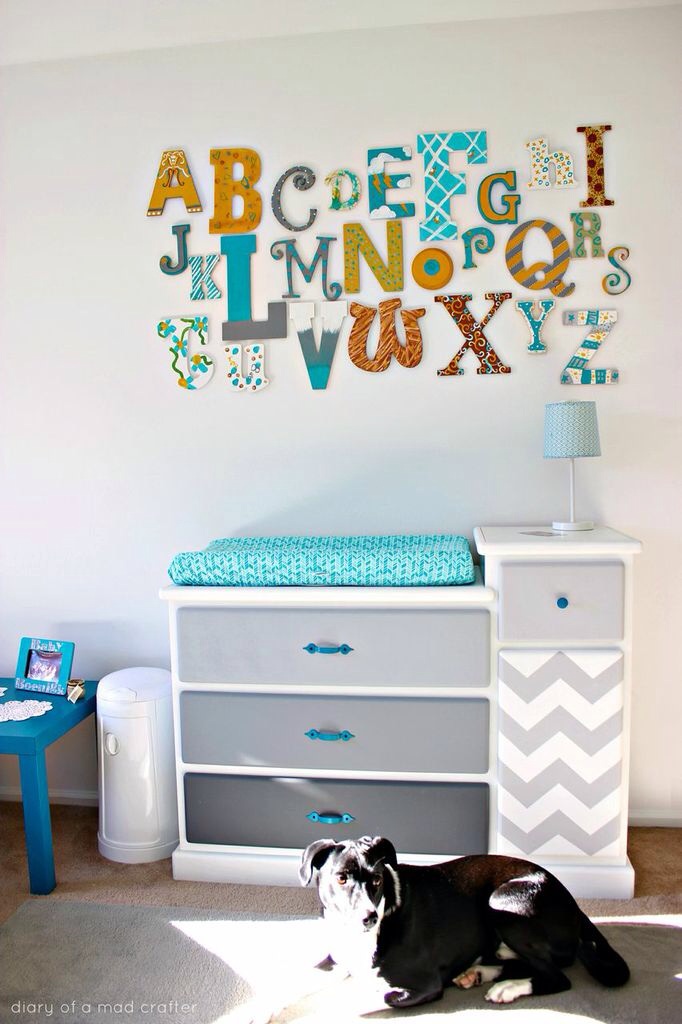 Alphabet Wall Art - Project Nursery