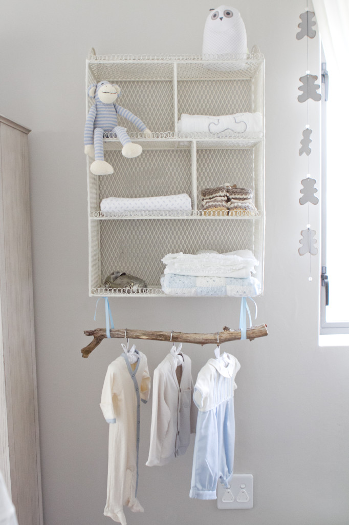 bookshelf for baby clothes