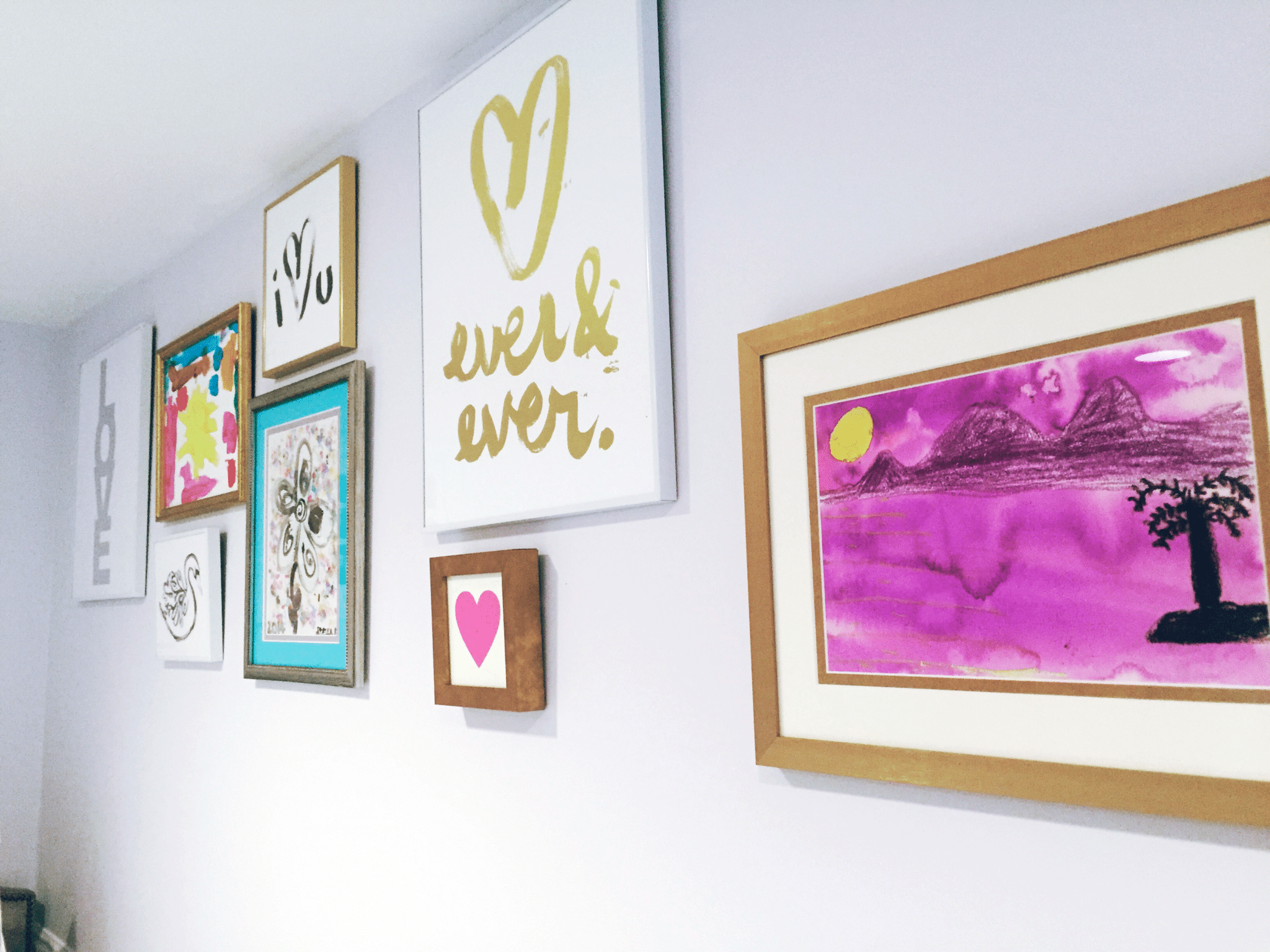 Girl's Room Gallery Wall - Project Junior