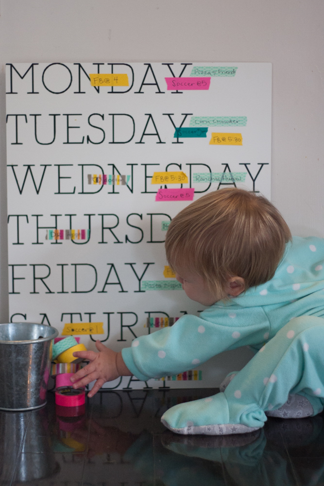 Days of the Week Wall Calendar - Project Nursery