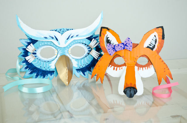 DIY Cardboard Animal Masks