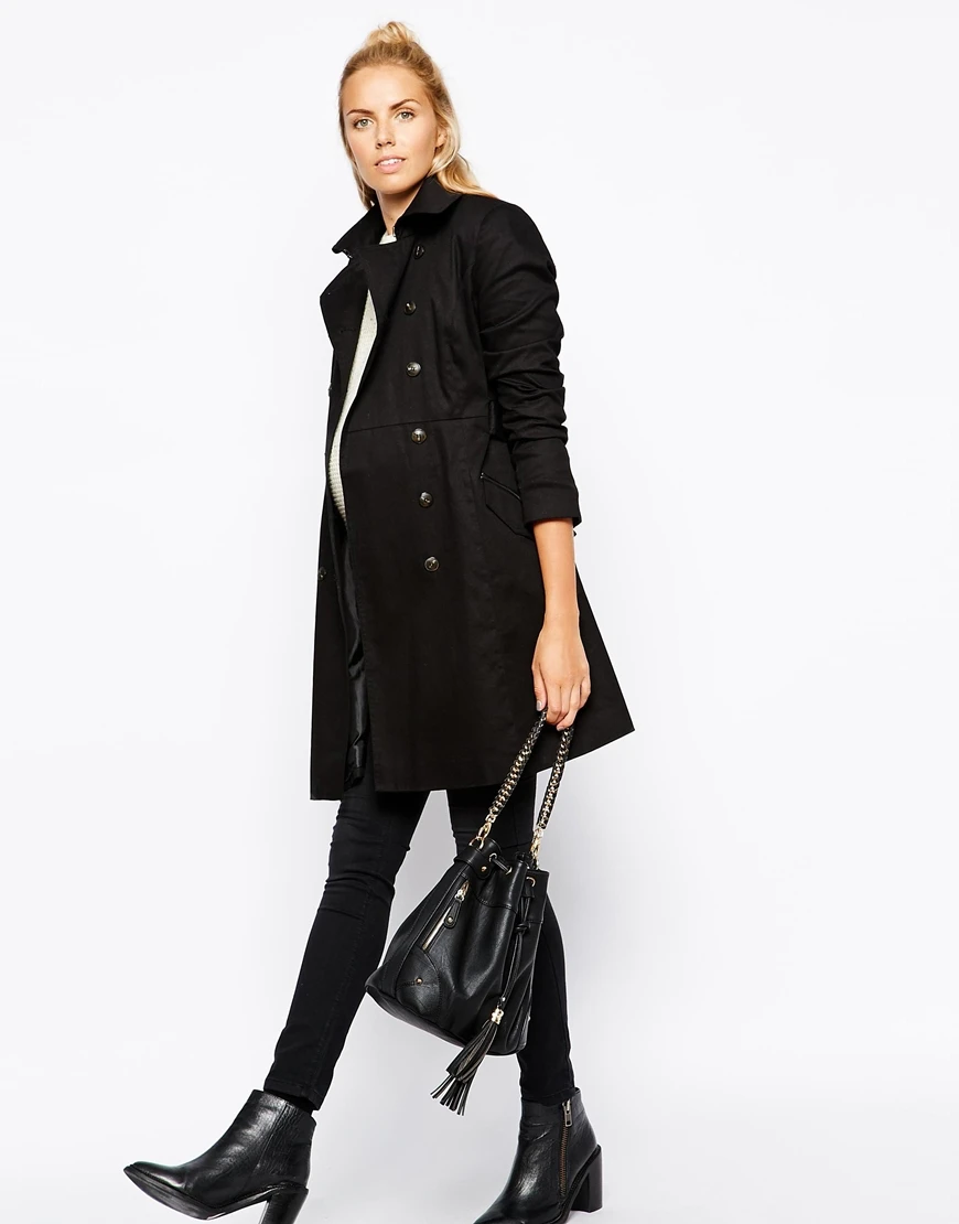 Classic Maternity Trench Coat from ASOS