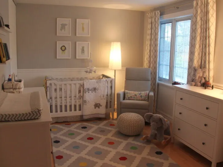 Neutral and Peaceful Baby Boy Nursery