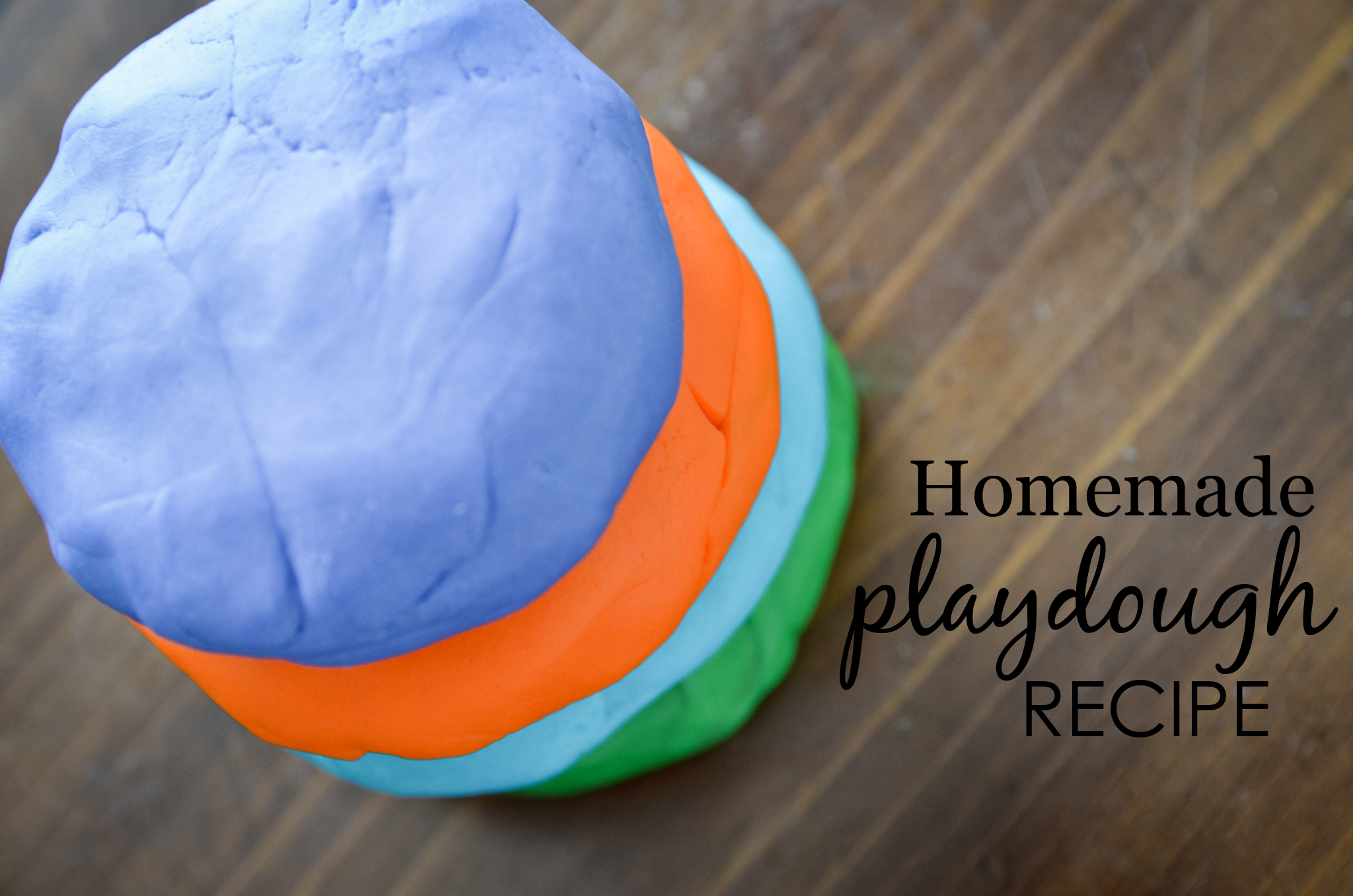 Homemade Playdough Recipe - Project Nursery