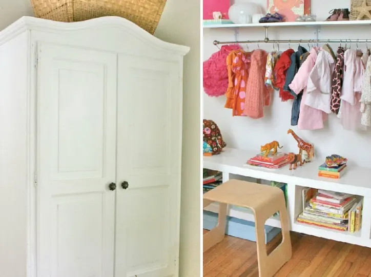 Baby Clothes Storage and Display - Project Nursery