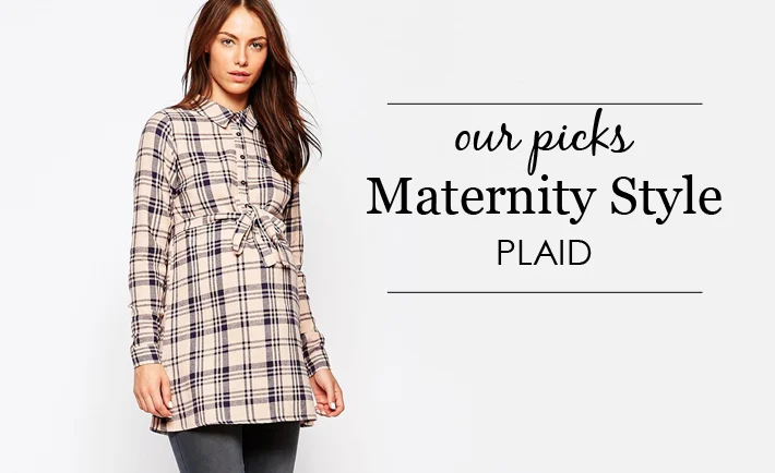 Plaid Maternity Clothes - Project Nursery