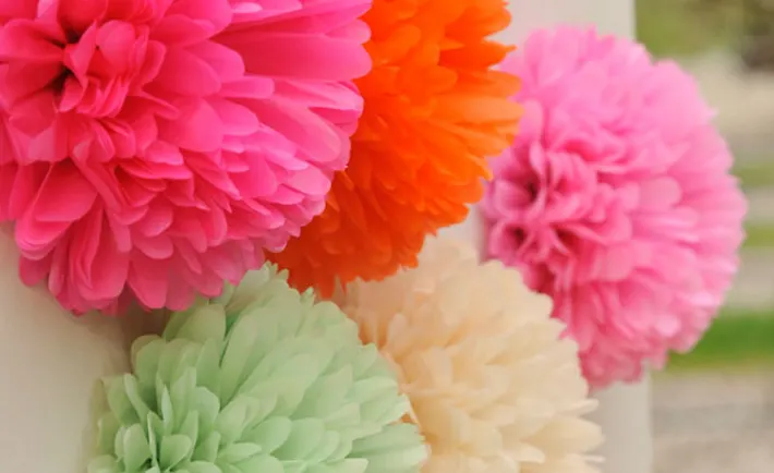 Tissue Paper Flowers