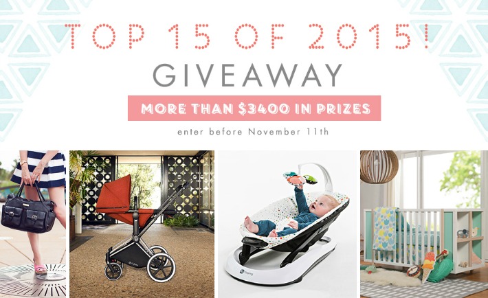 Top 15 of 2015 Giveaway - Project Nursery