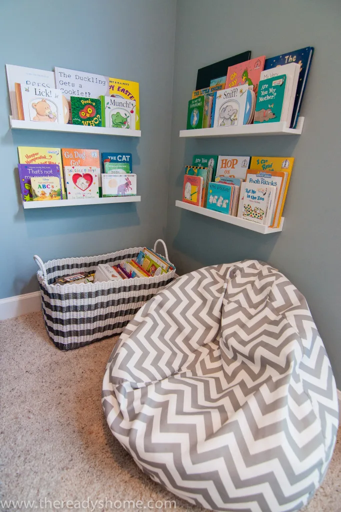 Kids Reading Nook with Bean Bag Chair - Project Nursery