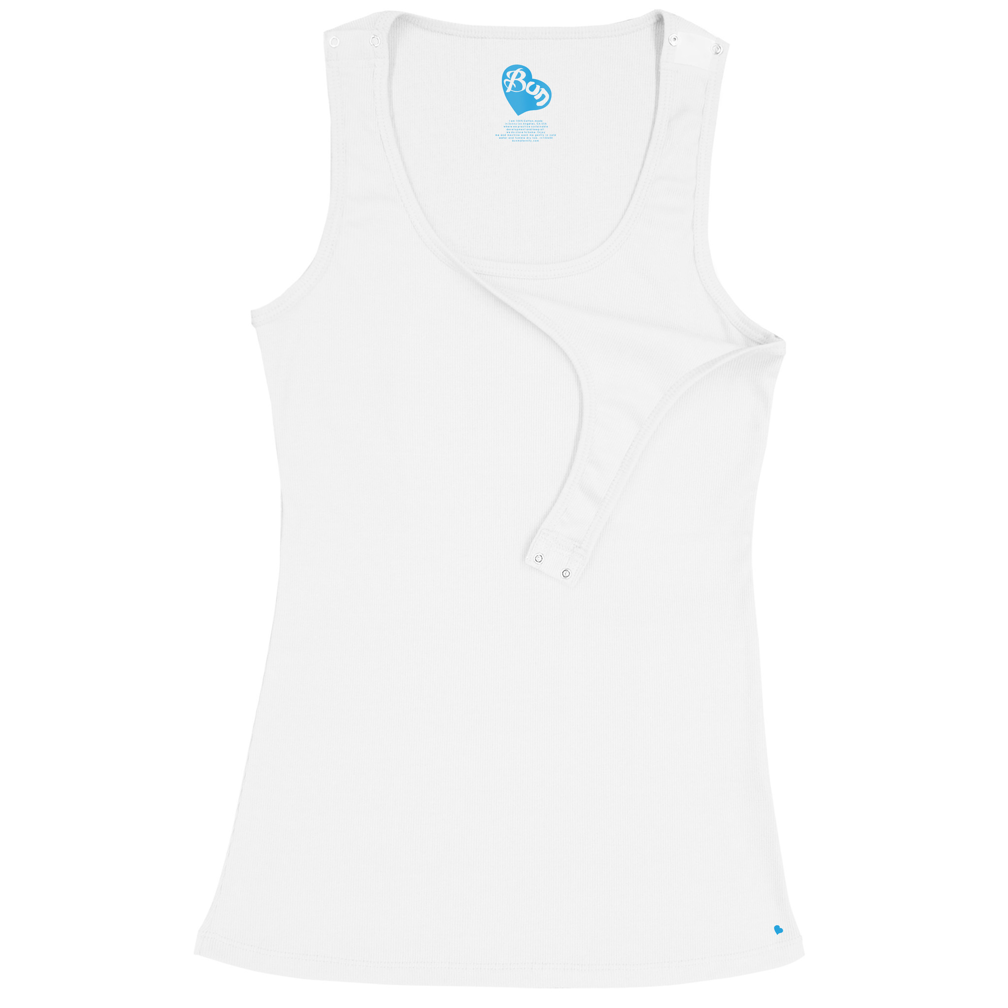 Nursing White Tank