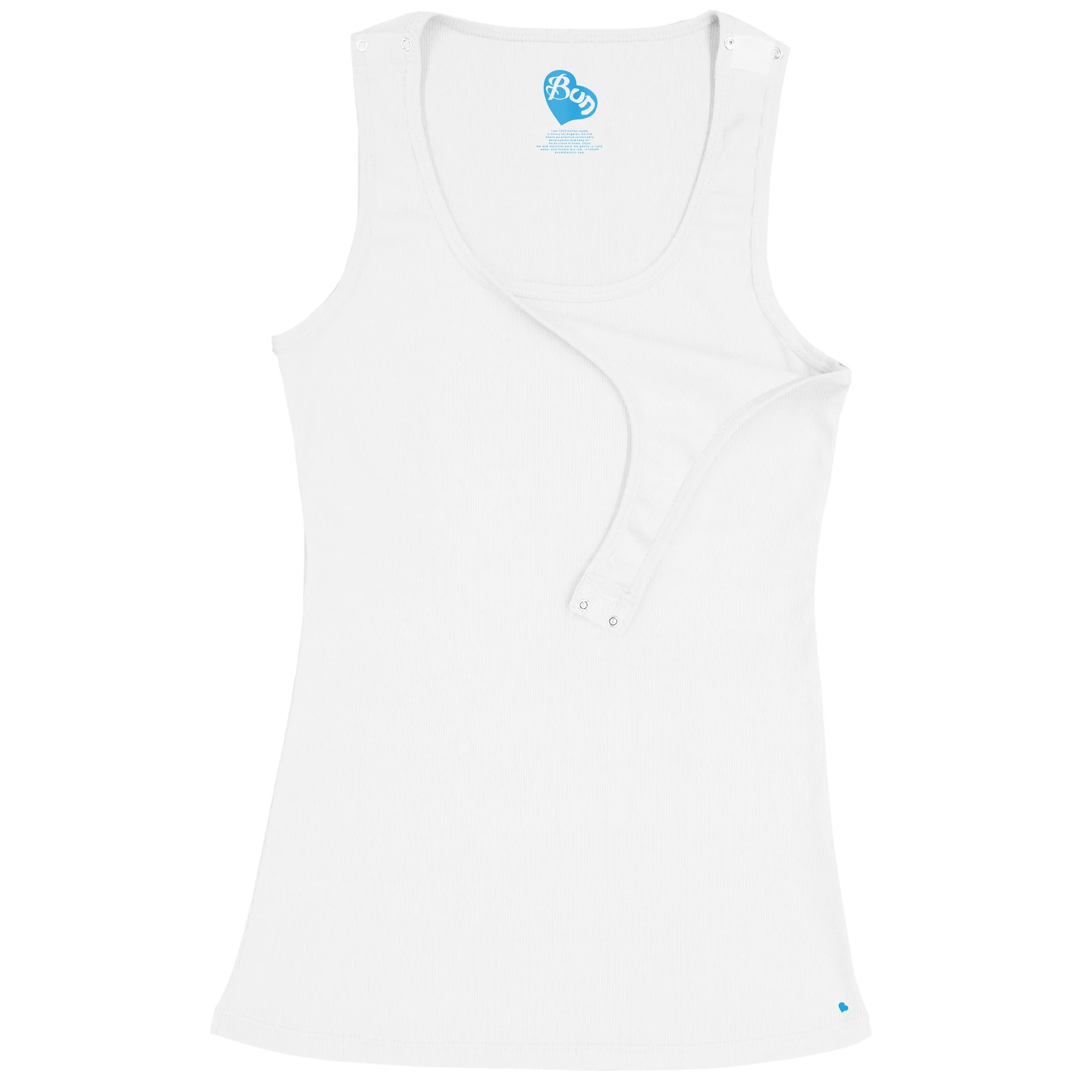 Nursing White Tank