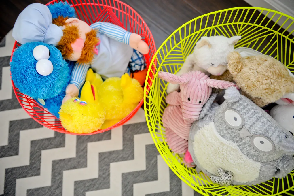 Colorful Playroom Storage Baskets - Project Nursery