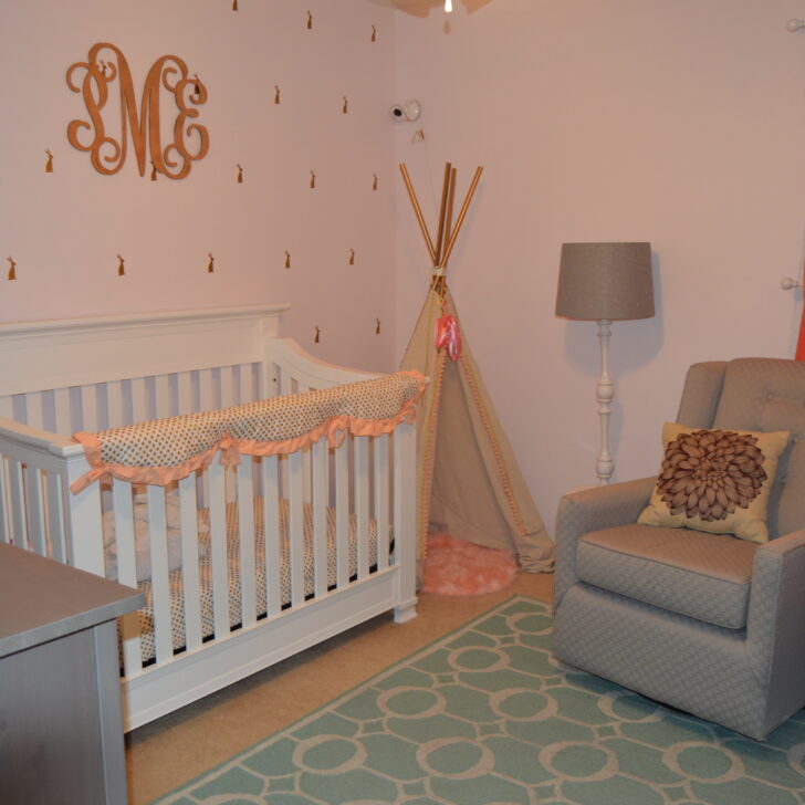 Pink and Gold Nursery