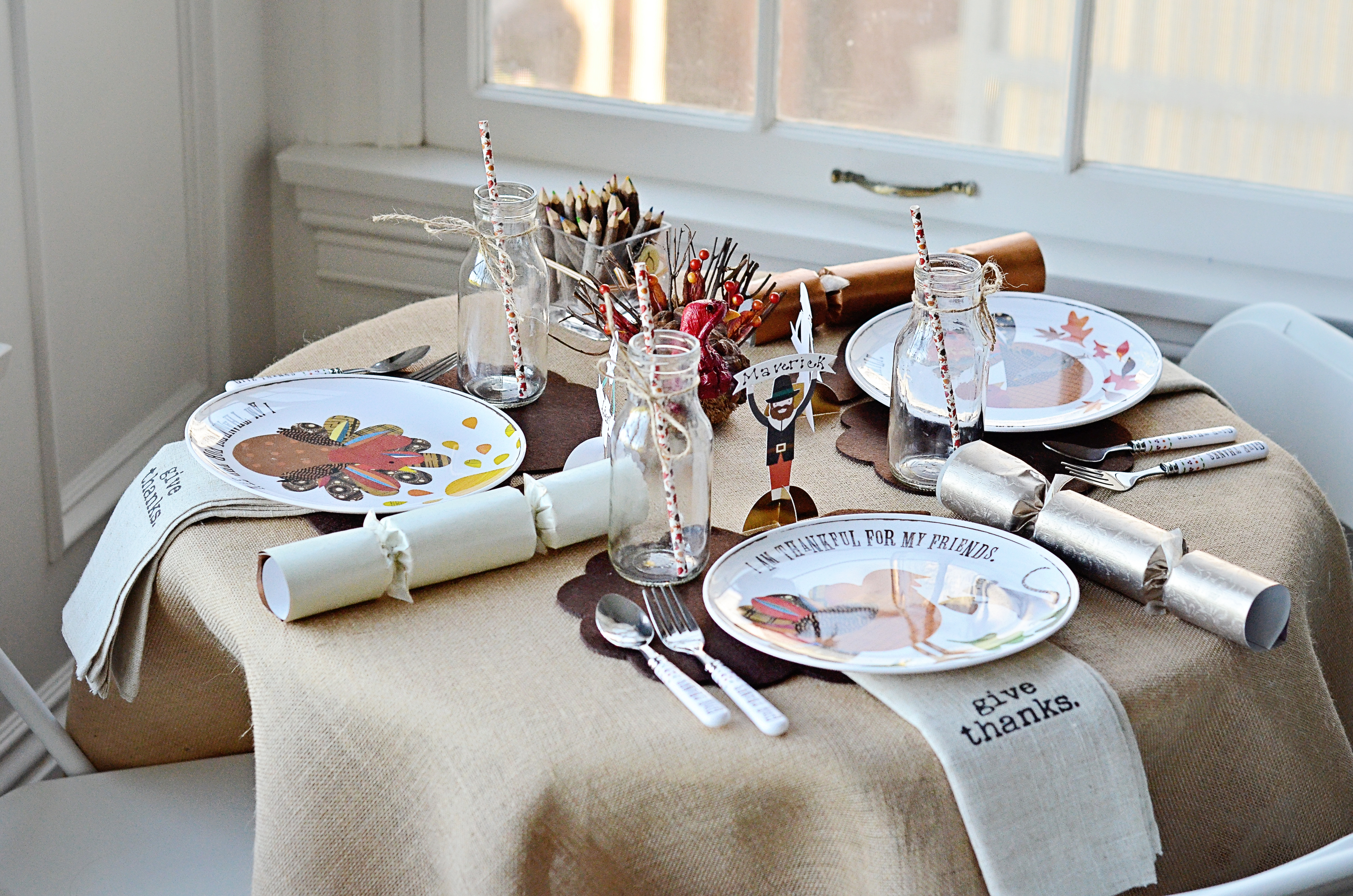 Thanksgiving Kids Table - Project Nursery