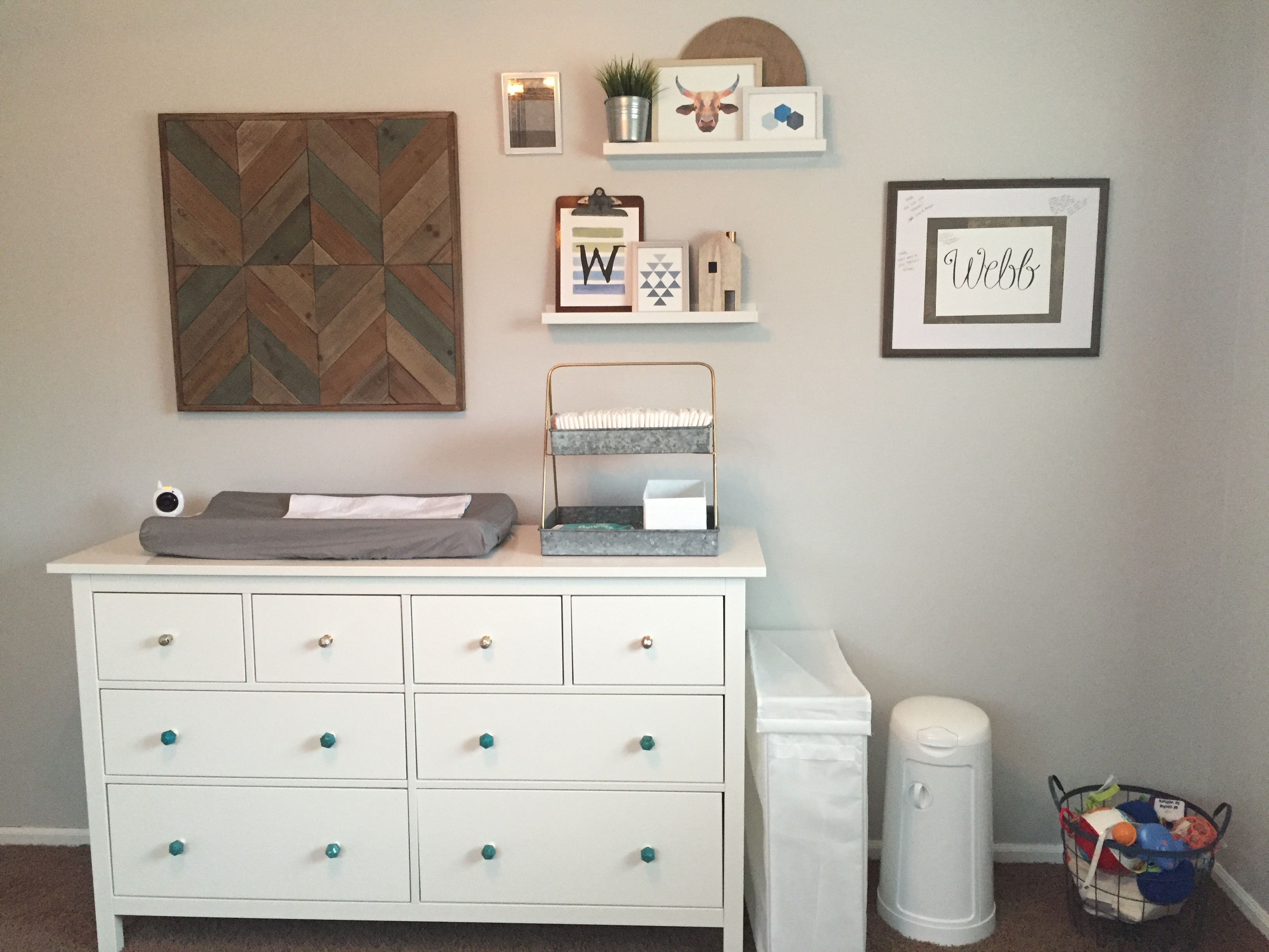 Webb's Gender Neutral Rustic Modern Nursery - Project Nursery