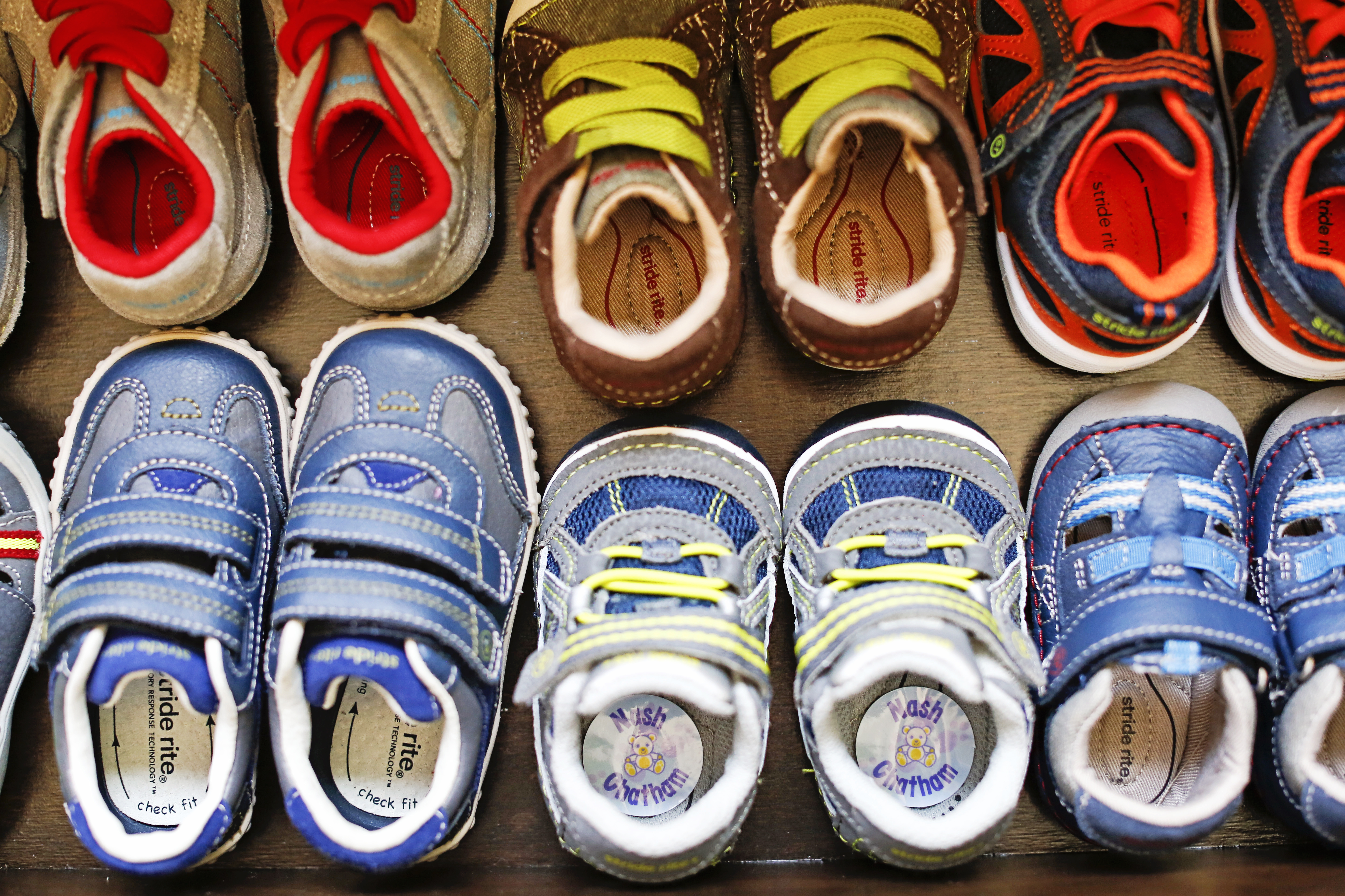 Stride Rite Shoes with Mabel's Labels