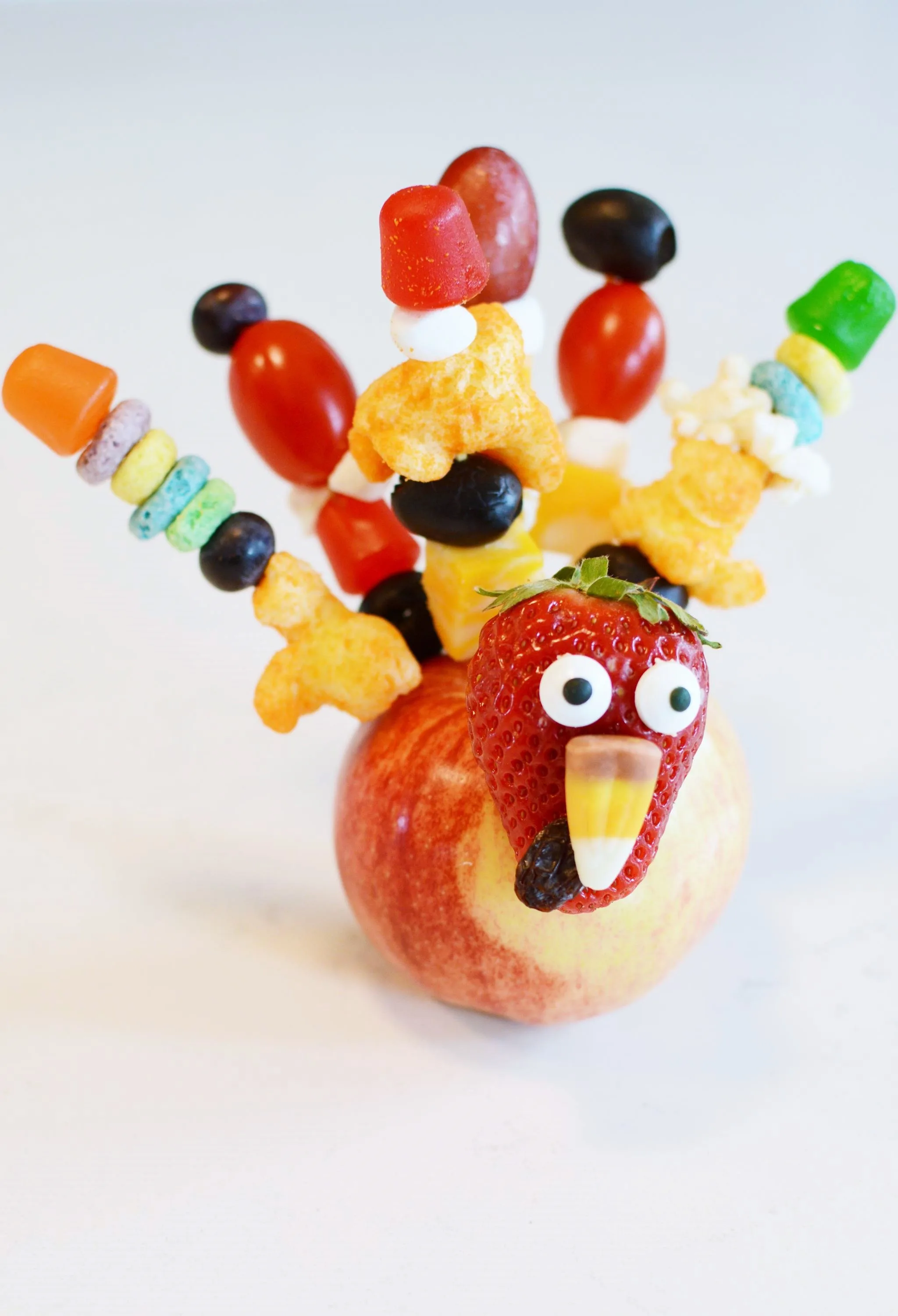 Thanksgiving Apple Turkey Kids Craft