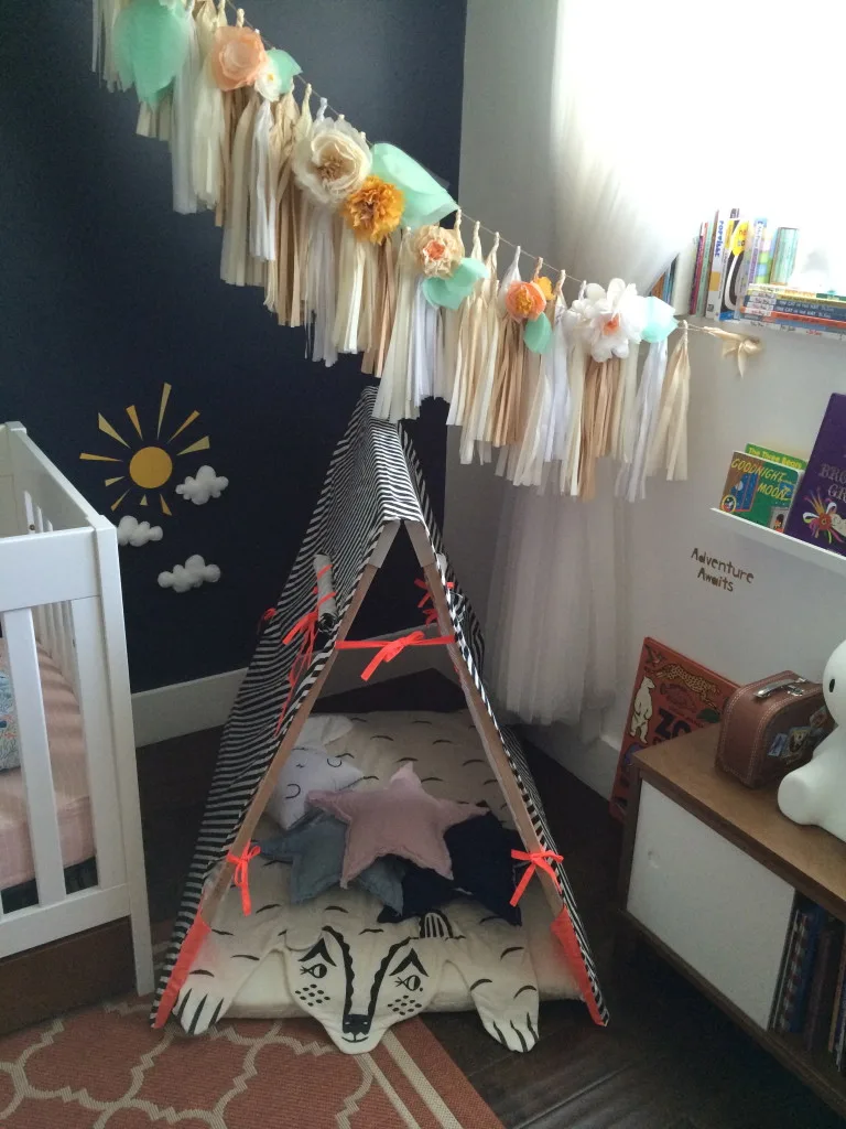 Tent Reading Nook - Project Nursery