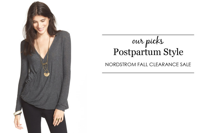 Postpartum Style from Nordstrom Fall Clearance Sale