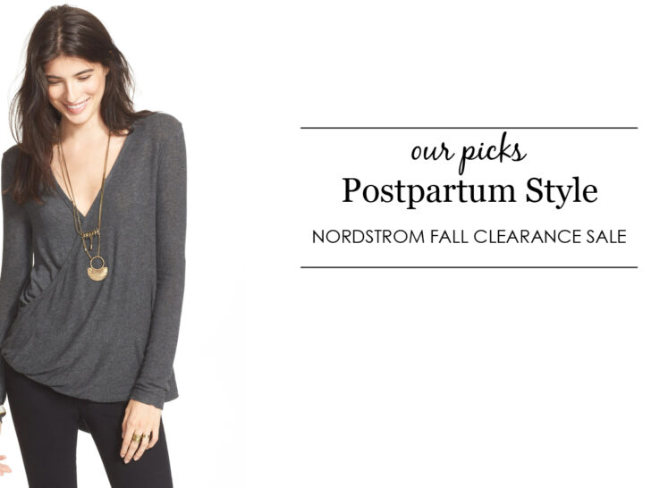 Postpartum Style from Nordstrom Fall Clearance Sale