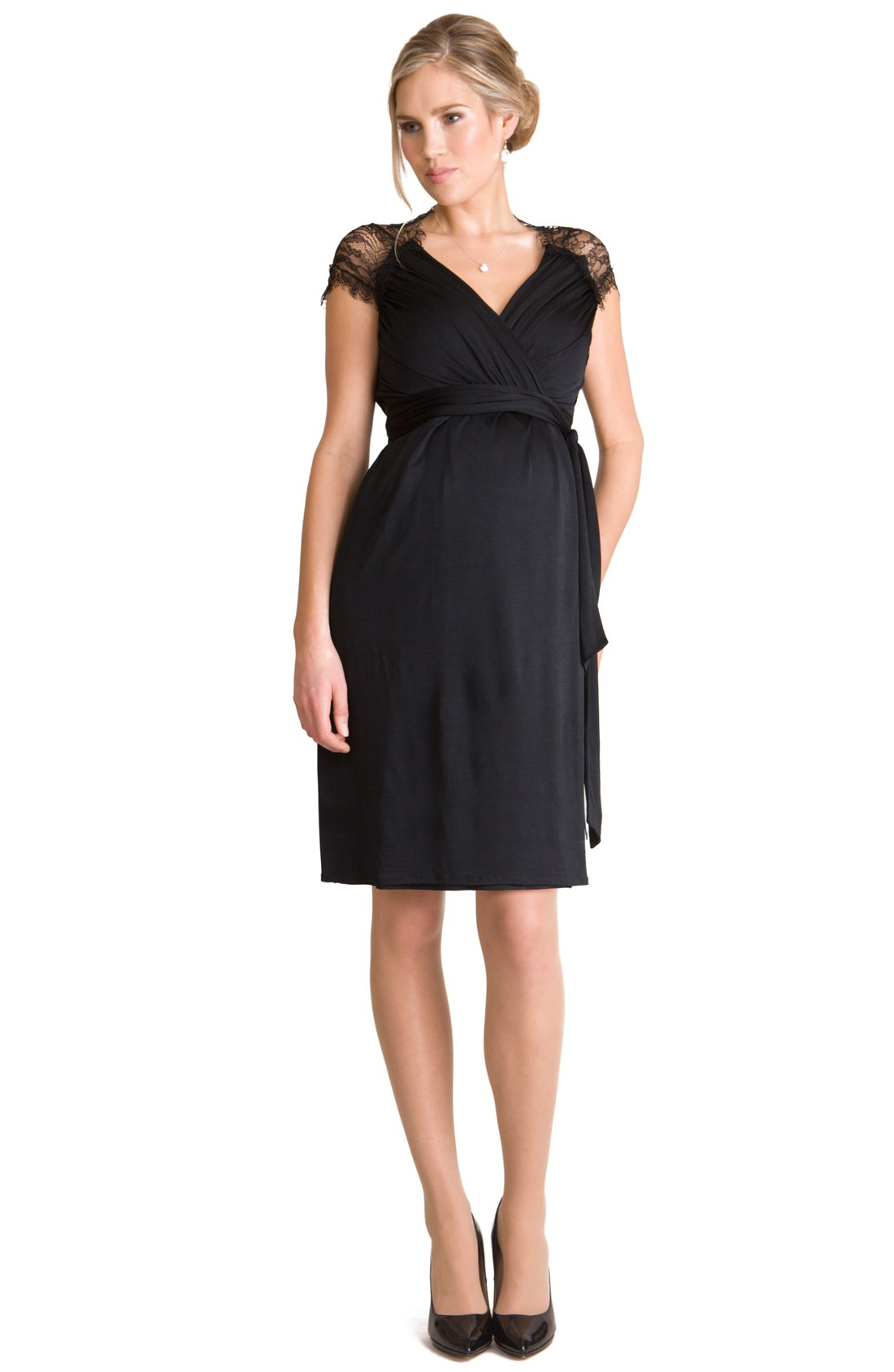 Little Black Maternity Dress from Nordstrom