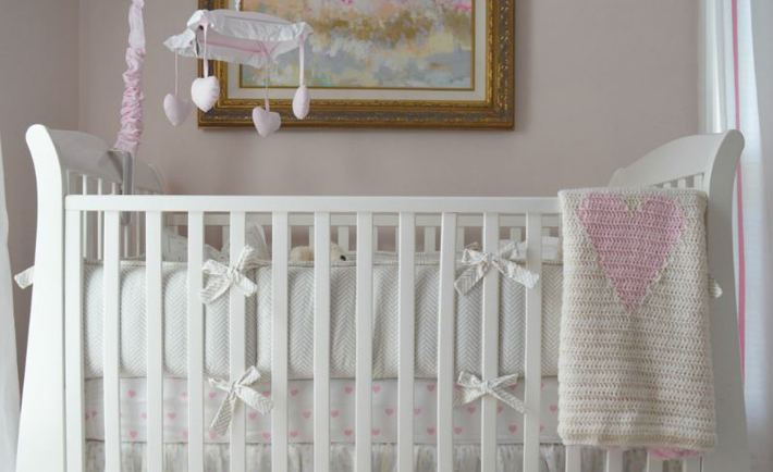 Feminine Pink and Gold Nursery - Project Nursery