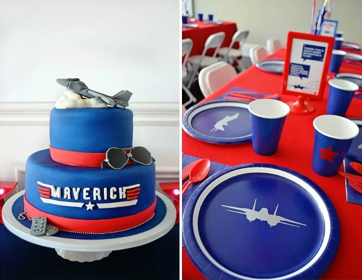 Top Gun Themed Kids Birthday Party - Project Nursery