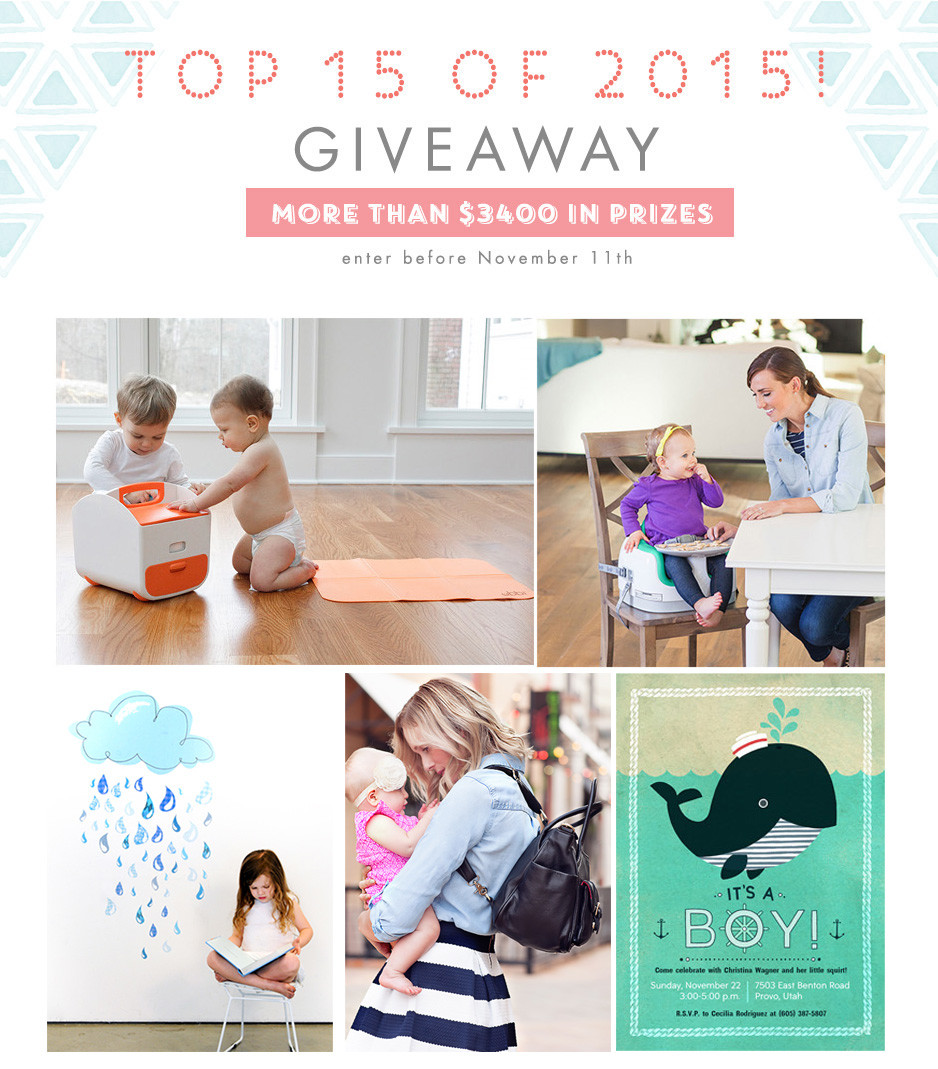 Top 15 of 2015 Giveaway - Project Nursery