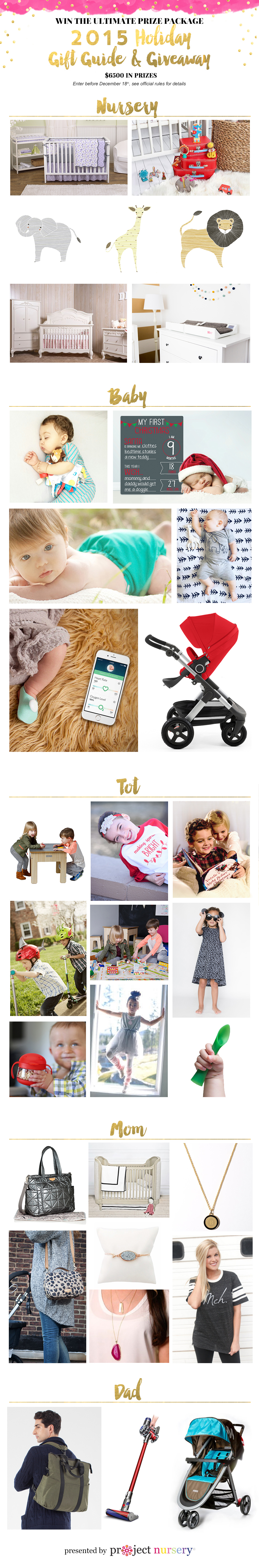 Project Nursery 2015 Holiday Gift Guide & Giveaway