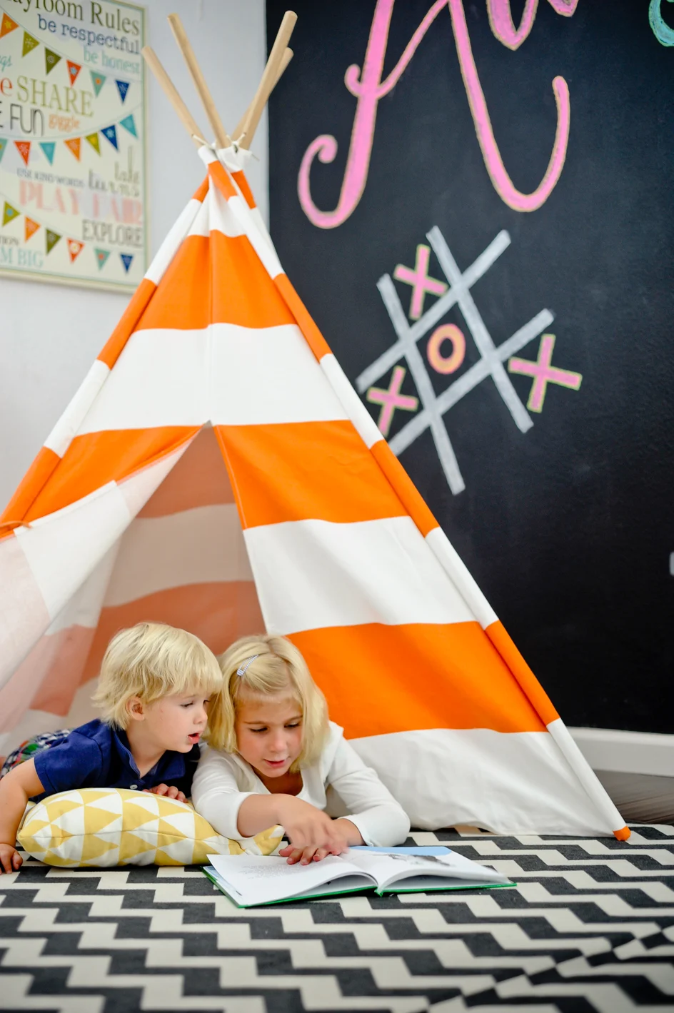 Kids Playroom with Teepee - Project Nursery
