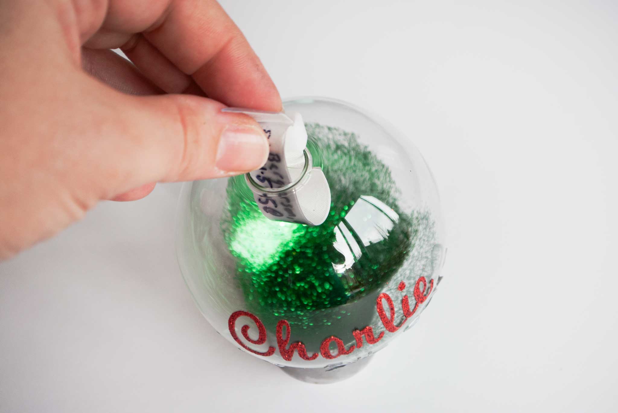 DIY Keepsake Christmas Ornament for Baby