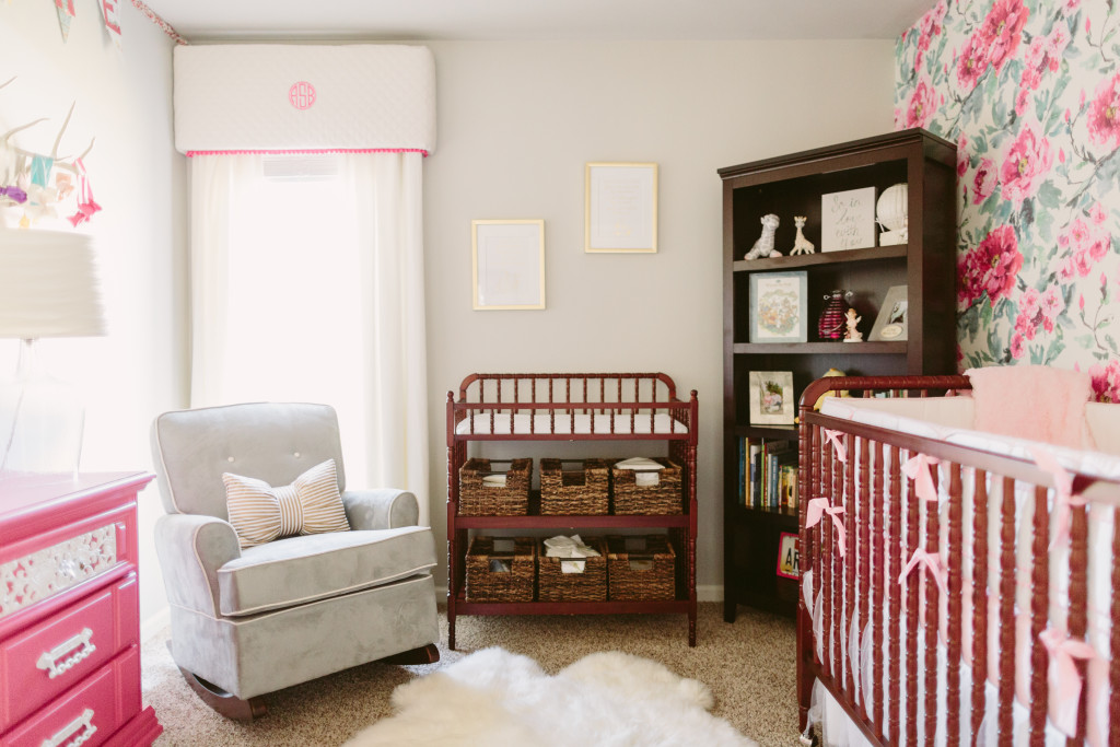 Arden's Bold Baby Girl Nursery - Project Nursery