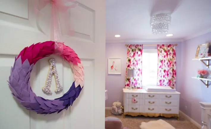 Feminine Purple and Pink Nursery - Project Nursery