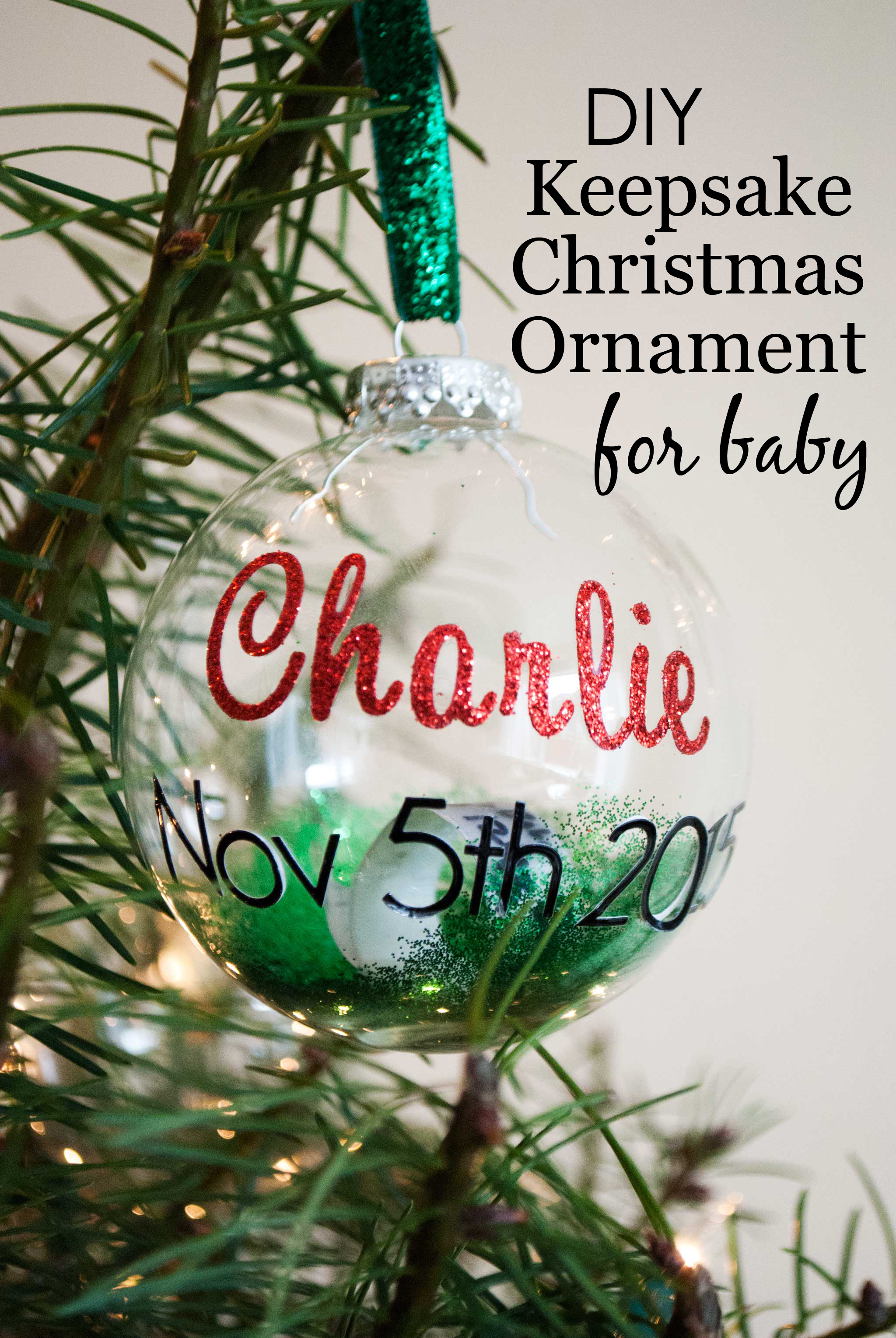 DIY Keepsake Christmas Ornament for Baby Project Nursery