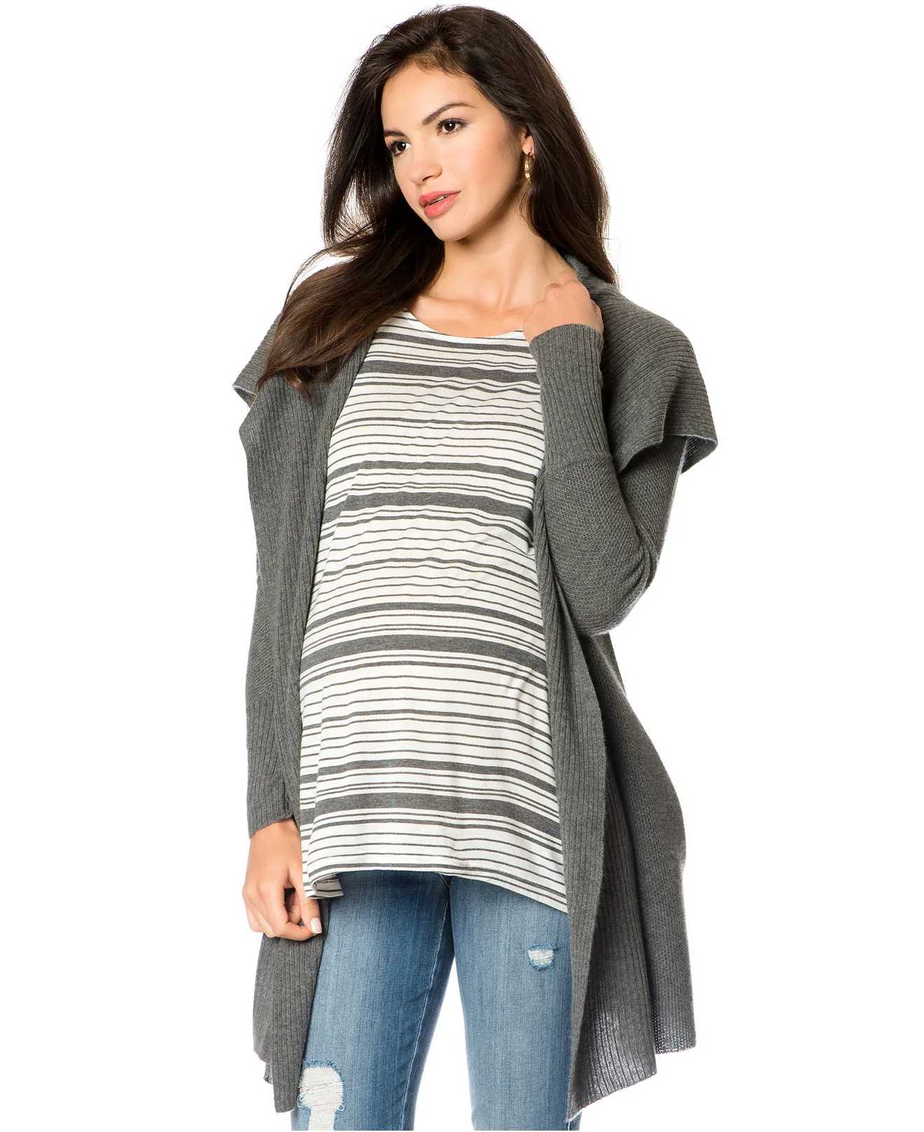 Hooded Cashmere Cardigan Coat from Macys