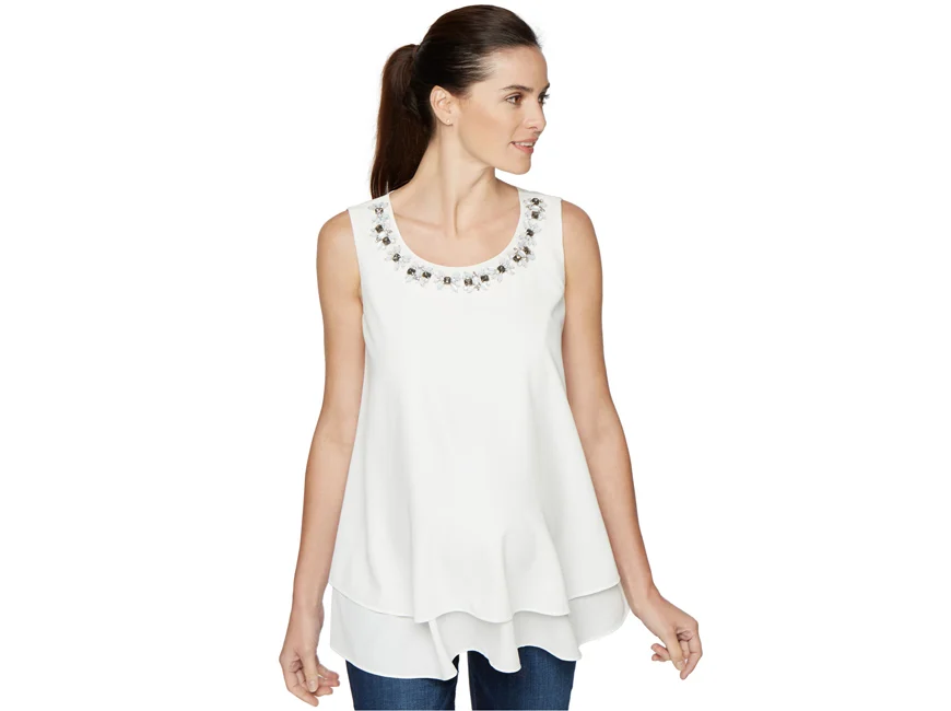 Maternity Embellished Tank Top from Macys