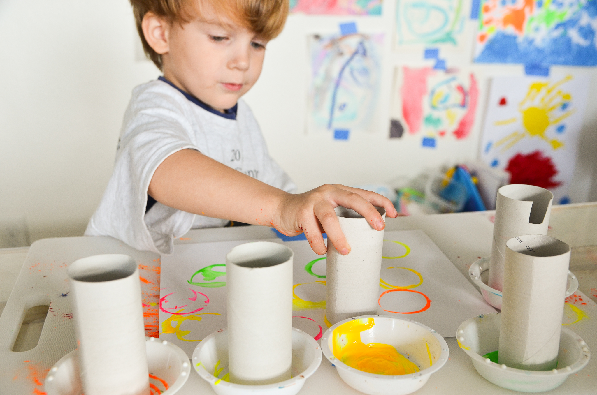 Painting with Toddlers