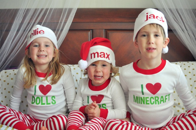 Personalized Christmas Pajamas from The Shopping Mama