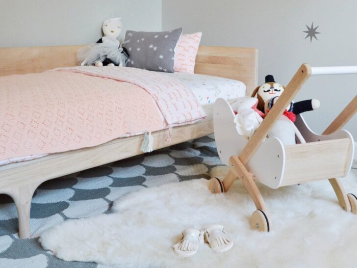 Modern and Feminine Toddler Room