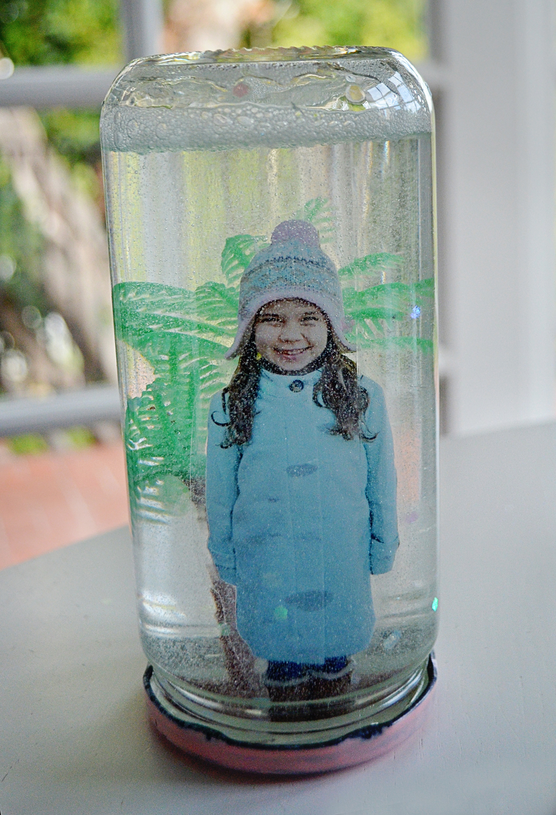 DIY Photo Snow Globe