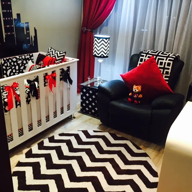 Modern Black and White Nursery