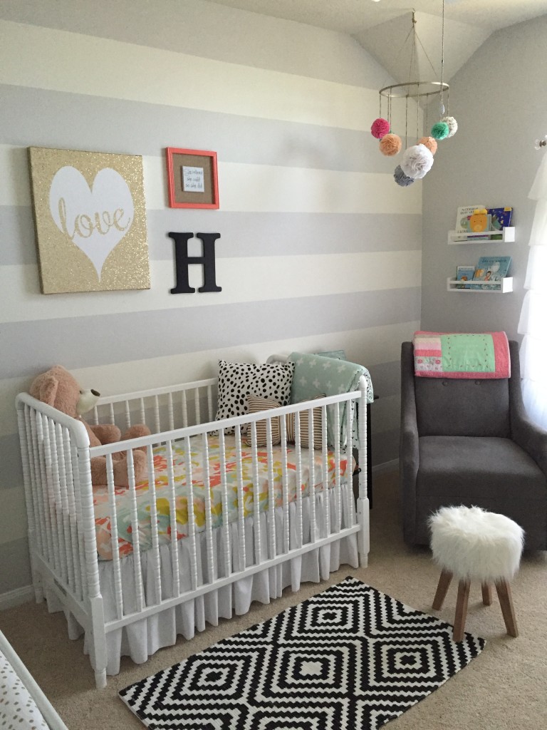 Neutral Nursery with Pops of Color