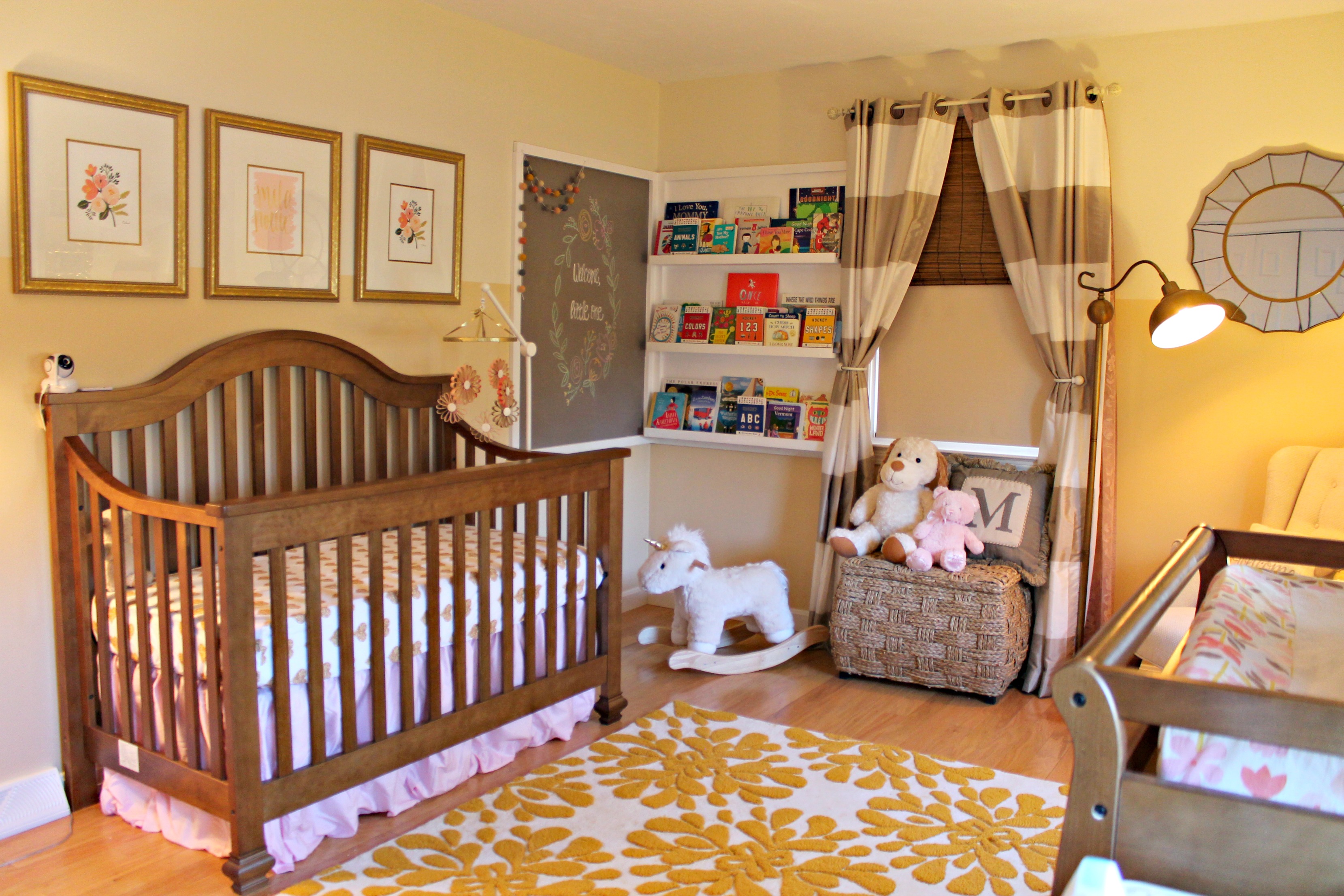 Mila Noelle's Pink and Gold Nursery - Project Nursery