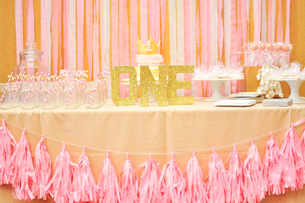 Pink and Gold Princess Birthday Party - Project Nursery