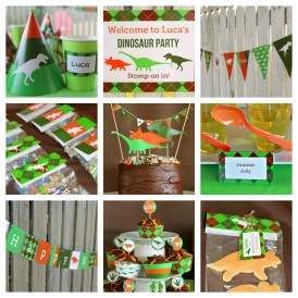 Dino-mite Dinosaur 3rd Birthday Party - Project Nursery