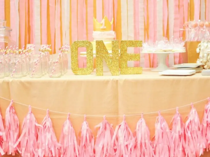 Pink and Gold Princess Birthday Party - Project Nursery